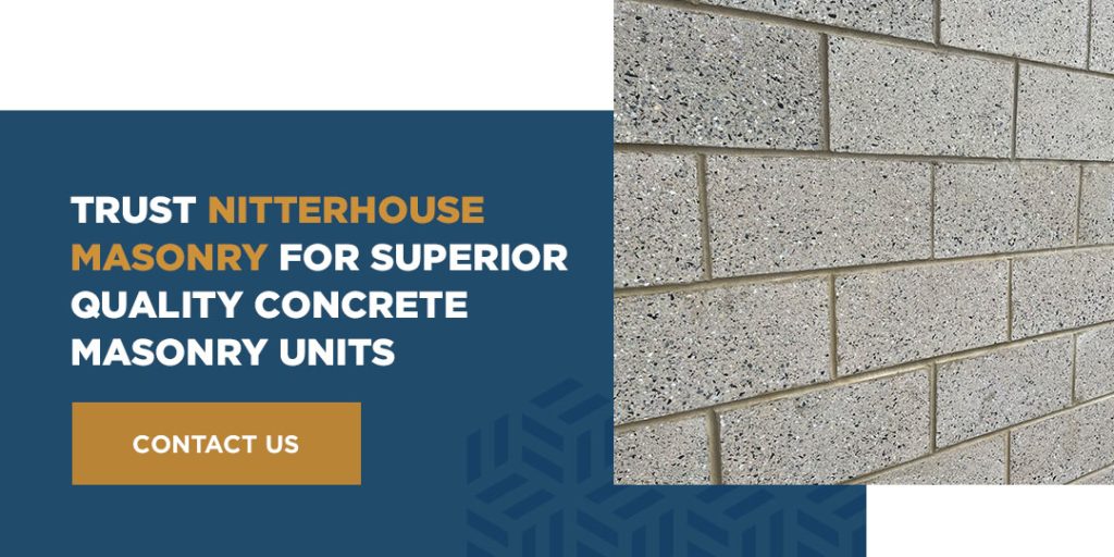 Trust Nitterhouse Masonry for Superior Quality Concrete Masonry Units