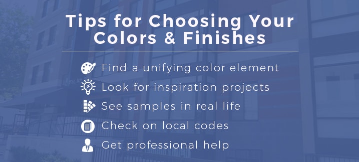 Tips for Choosing Your Colors & Finishes