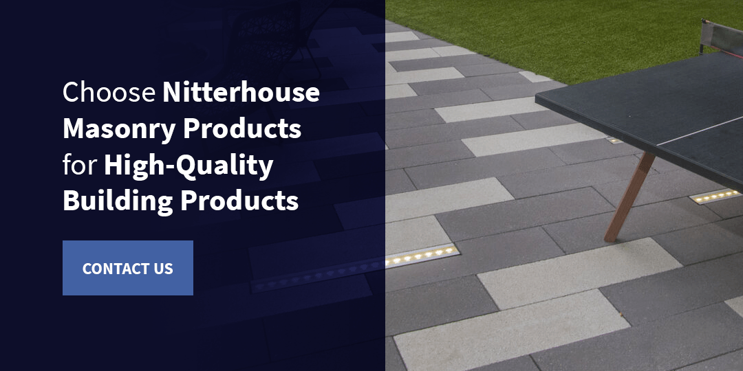 Choose Nitterhouse Masonry Products for High Quality Building Products