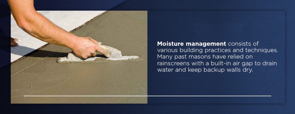 What is Moisture Management in Masonry