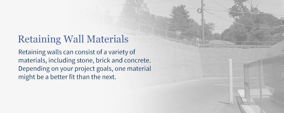 Retaining Wall Materials