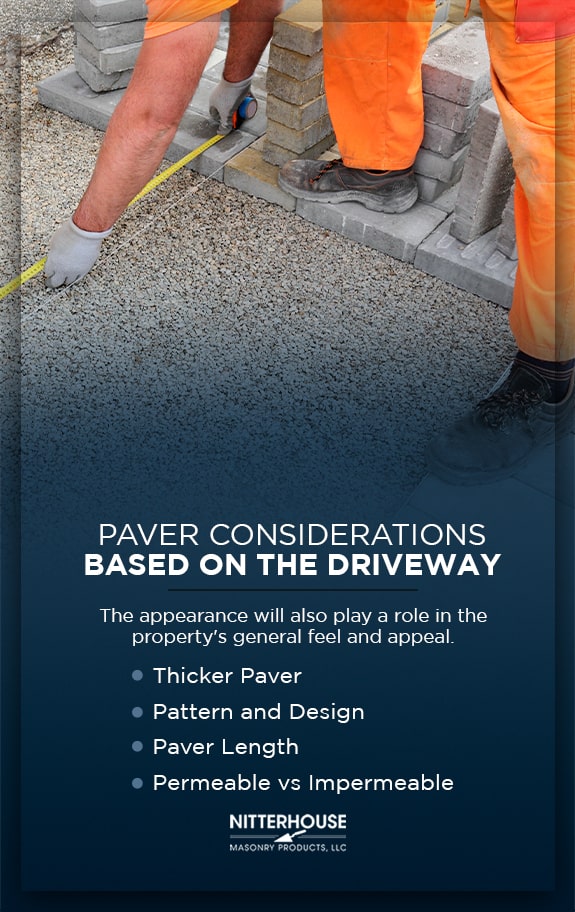 Paver Considerations Based on the Driveway