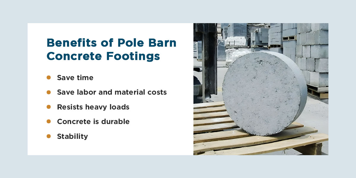 Benefits of Pole Barn Concrete Footings