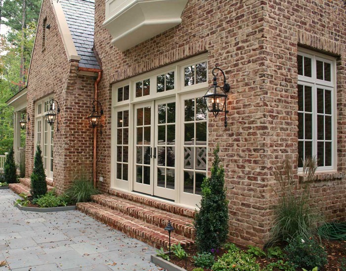 House made with clay brick