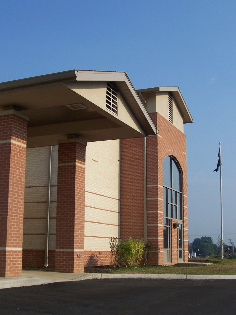 School made with traditional nicrete brick