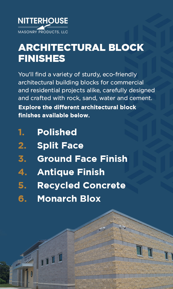Architectural Block Finishes
