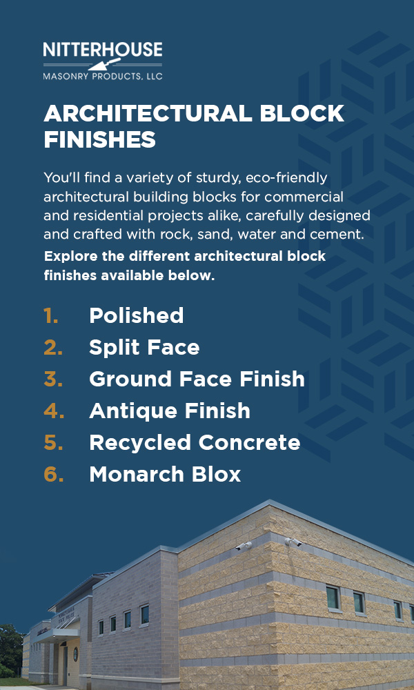 Architectural Block Finishes